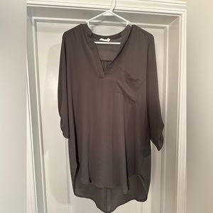Dark green 3/4 lengths shirt